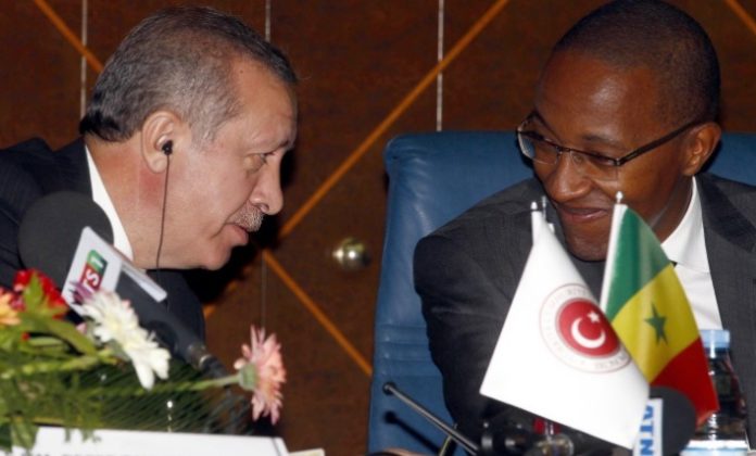 BASBAKAN RECEP TAYYIP ERDOGAN VE SENEGAL BASBAKANI ABDOUL MBAYE, TURKIYE-SENEGAL IS FORUMUNA KATILDI.  (ANADOLU AJANSI - CEM OKSUZ) (20130110)
