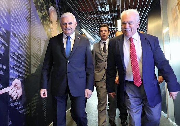 Doğu Perinçek’ten AKP’li Binali Yıldırım’a ziyaret
