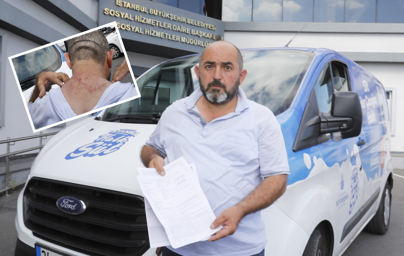 İBB süt dağıtım ekibine saldırı