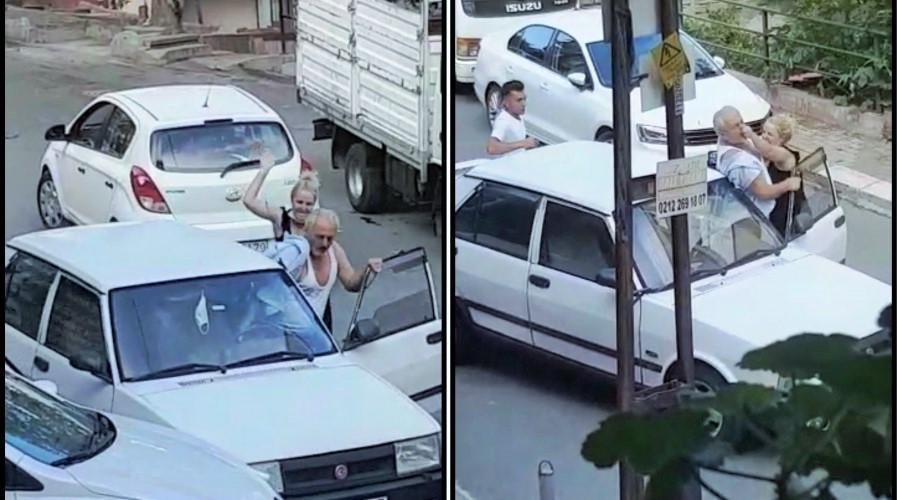 Yol verme tartışması: Tokat attığı kadın eski tekvandocu çıkınca, dayak yedi ve kaçtı