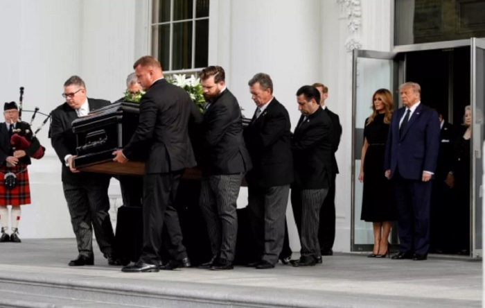 Beyaz Saray’da John F. Kennedy’den sonra ilk cenaze töreni