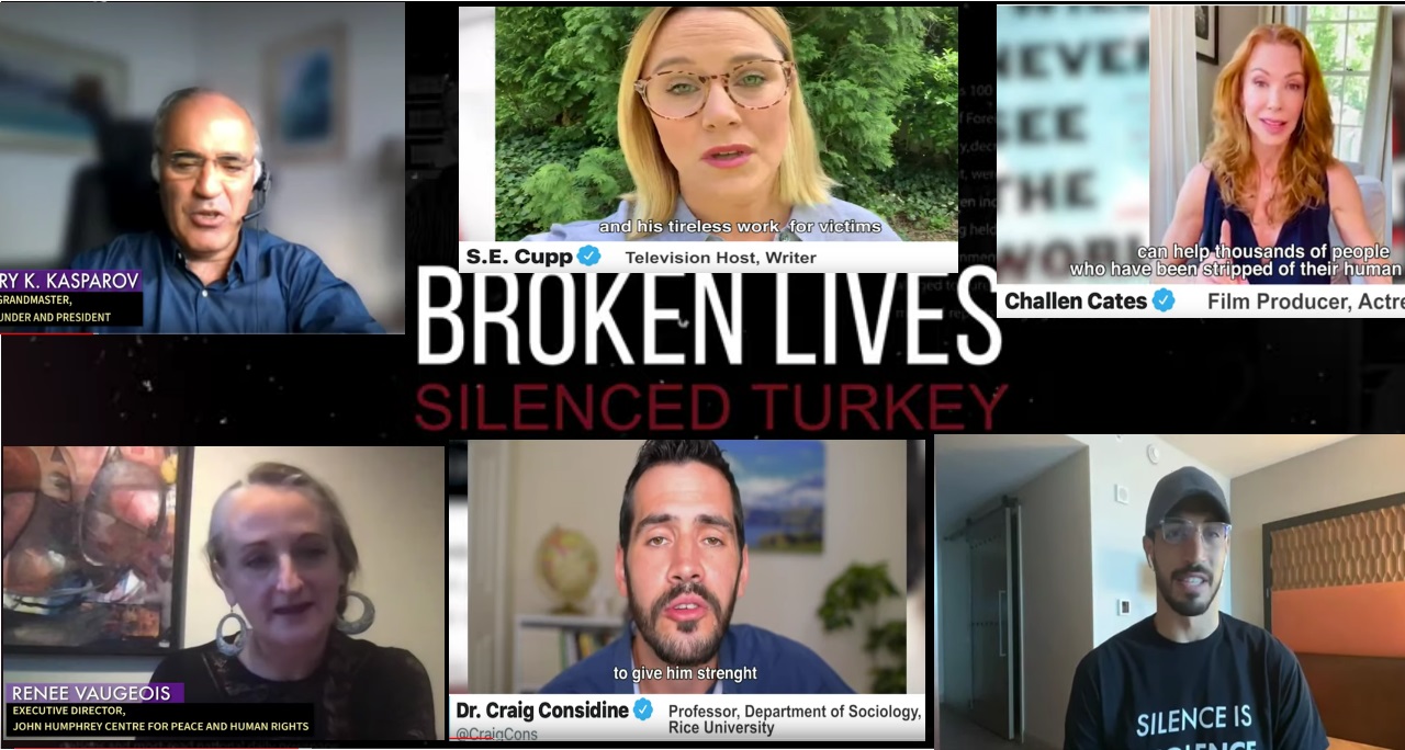 Kasparov ve Kanter’den “Broken Lives, Silenced Turkey” programına destek