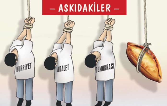 MHP’nin ‘askıda ekmek’ kampanyasına anlamlı karikatürle cevap