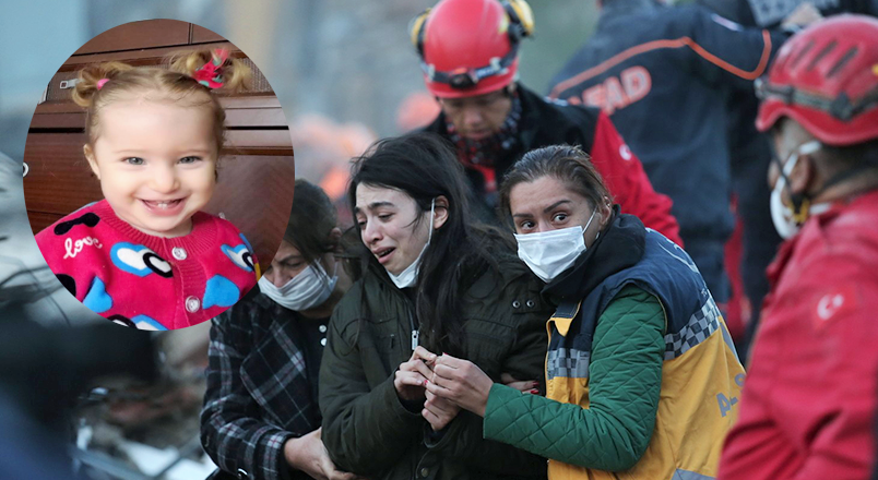 İzmir’de 65 saat sonra 3 yaşındaki Elif enkazdan sağ çıkarıldı