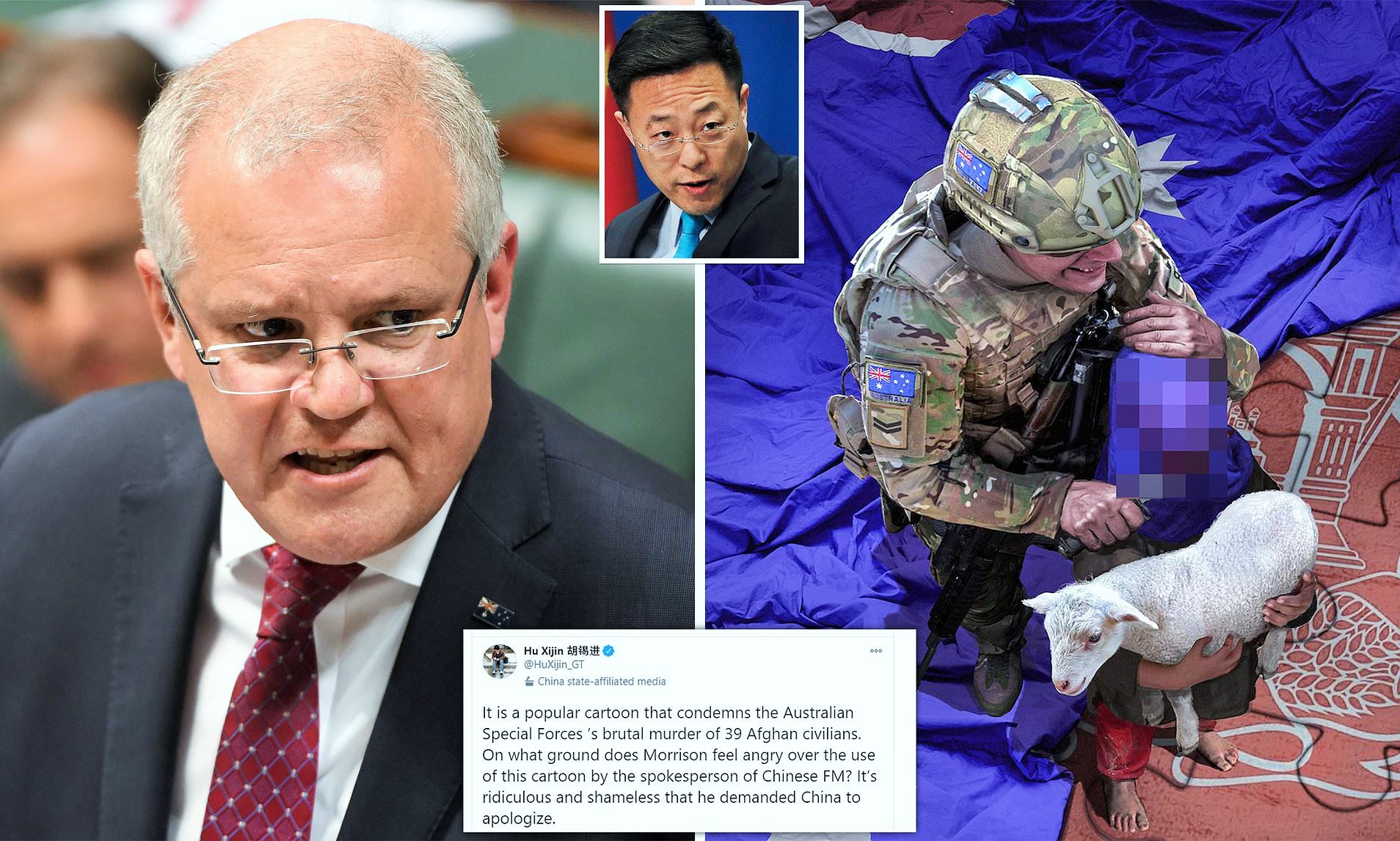 Çin, “fake asker görseli” nedeniyle Avustralya’dan özür dilemeyeceğini açıkladı