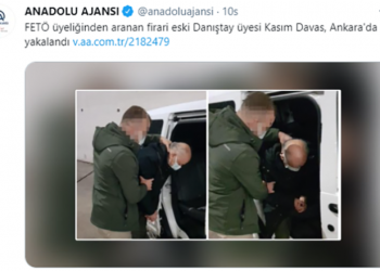 AKP’nin yayın organı Anadolu Ajansı’ndan ihraç Danıştay Üyesi Davas’a operasyon!