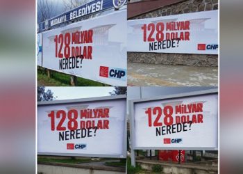 Saray, “128 milyar dolar nerede?” afişlerine ‘hakaret soruşturması’ açtı