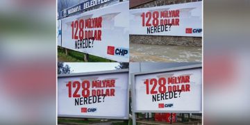 Saray, “128 milyar dolar nerede?” afişlerine ‘hakaret soruşturması’ açtı