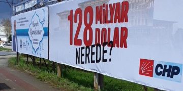 ‘128 milyar dolar nerede?’ afişine suç uyduramayan savcı, topu valiliğe attı