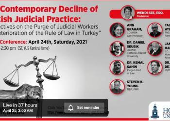 Howard Üniversitesi ev sahipliği yapacak: Washington D.C.’de Türkiye’deki Hukuk’un çöküşü tartışılacak