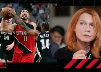 Blazers son anda kurtardı: 30. Double-Double’ını yapan Enes Kanter galibiyeti Aslı Erdoğan’a adadı