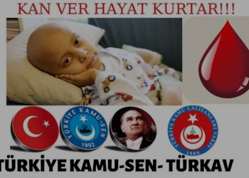 Kamu-Sen,  AKP’nin el birliğiyle öldürdüğü Ahmet Burhan’ın fotoğrafını afiş yaptı
