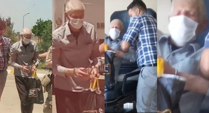 Kelepçeli ‘tedavi’ edilip cezaevine geri götürüldü: 83 yaşındaki hasta mahpus Özkan’ın başvuruları reddedildi