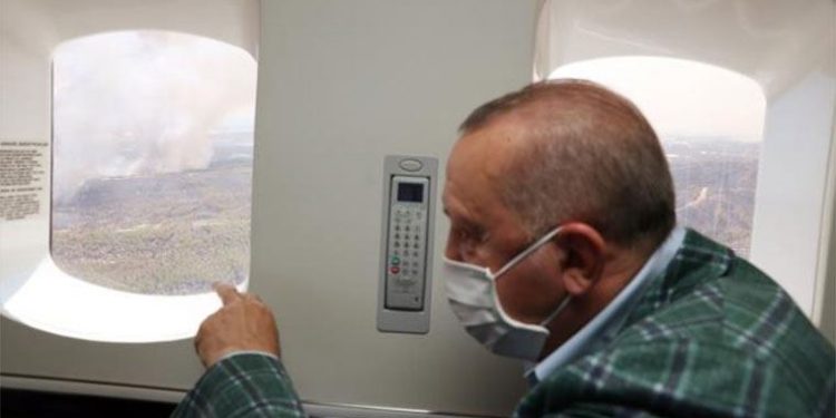 AKP talan yasası çıkarmış: Yangınlar sürerken kanun Erdoğan’ın imzasıyla yürürlüğe girdi