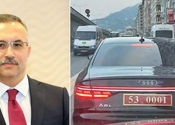Rize Valisi’nin 3.7 milyonluk arabası tepki çekti: Vali Audi A8’e bindiği sürece IBAN’a para yok
