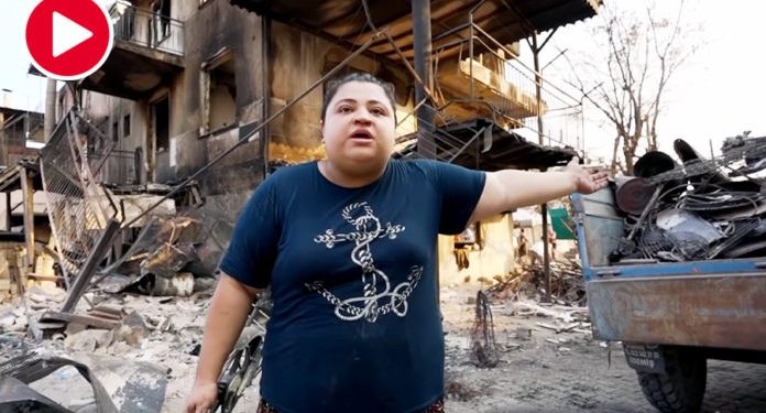 Vatandaş yaşadıklarını böyle anlattı: Biz burada göz göre göre yandık