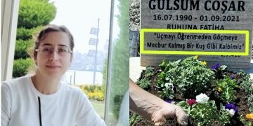 İhraç hakim Gülsüm Coşar’ın mezar taşındaki yazı AKP rejiminin zulmünü özetledi