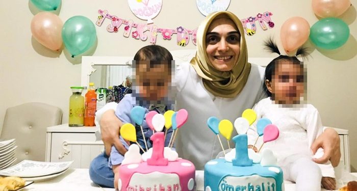 Tahliye edilen Merve Hande Kayış çocuklarına kavuştu