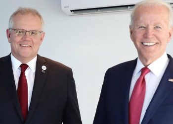 ABD Başkanı Biden,  Avustralya Başbakanı Morrison ile bir araya geldi