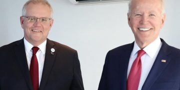 ABD Başkanı Biden,  Avustralya Başbakanı Morrison ile bir araya geldi