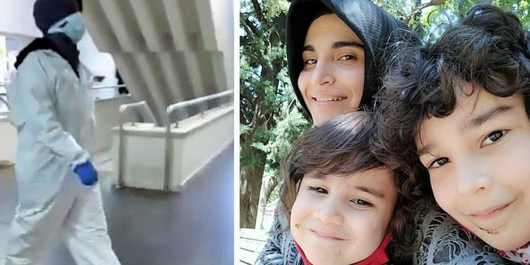 AKP Türkiye’sinde bu da oldu: Covidli Serpil Can özel tulumla mahkemeye getirildi, tutuklandı