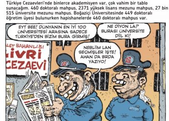 Leman cezaevlerini çizdi: Dünyanın en iyi 100 üniversitesinden biri