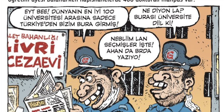 Leman cezaevlerini çizdi: Dünyanın en iyi 100 üniversitesinden biri