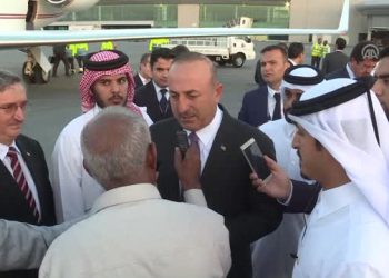 Katarlı gazeteciden Çavuşoğlu’na şok soru: Buraya mali destek istemek için mi geldiniz?