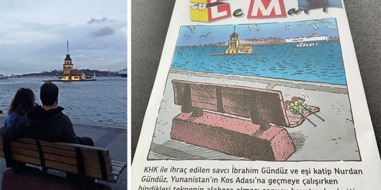 LeMan, Ege’de boğularak hayatını kaybeden KHK’lı savcı İbrahim Gündüz ve eşini sayfalarına taşıdı