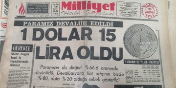 1970 yılında atılan manşet, AKP döneminde gerçekleşti: 1 dolar 15 lira oldu