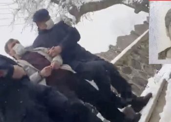 KHK’lı tutuklu baba, 16 yaşındaki oğlunun cenazesine elleri kelepçeli katıldı