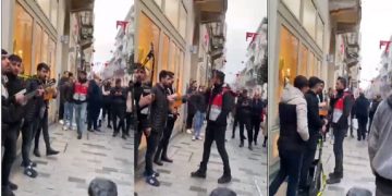 AKP rejimi sokak müziğine de yasak getirdi: İstiklal Caddesi’nde Kürtçe müziğe polisten sözlü ve fiziki şiddet