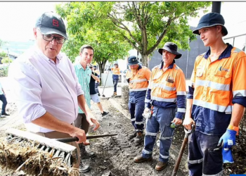 Selin vurduğu bölgeleri ziyaret eden Başbakan Morisson: Büyük bir doğal afetle karşı karşıyayız