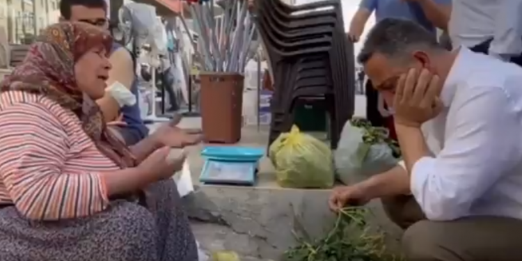 Yaşlı kadının açlık isyanı Milletvekilli Başarır’ı ağlattı