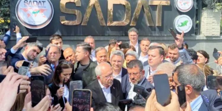 Kılıçdaroğlu, SADAT’ın önünde: SADAT, terörist yetiştiren paramiliter bir kuruluştur