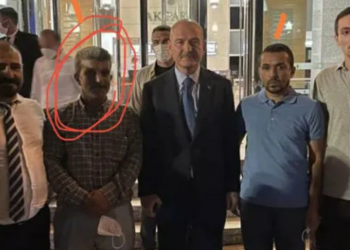 Provokasyon organize edildi: HDP önüne götürülenlerin de Süleyman Soylu ile fotoğrafı çıktı