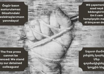 Gözaltındaki Kürt gazeteciler için 4 farklı dilde açıklama