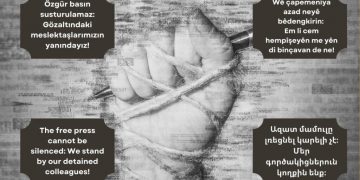 Gözaltındaki Kürt gazeteciler için 4 farklı dilde açıklama