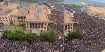 Sri Lanka’da halk sarayı bastı, Devlet Başkanı Rajapaksa ülkeden kaçtı