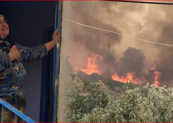 Mersin’de yangın sürüyor: 110 evden yaklaşık 450 kişi tahliye edildi