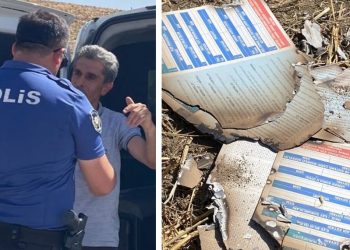 Seçim evraklarını yakarken polise yakalandı: AKP İl Başkanı’nı aradı