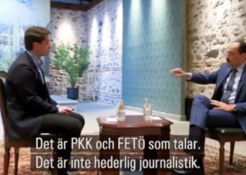 İsveçli gazeteci uyuşturucu ve mafya liderlerini sordu: Saray’ın Danışmanı  Kalın yayını terk etti