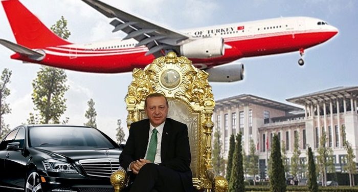 Vatandaşlar açıktan ölüyor: Erdoğan’ın israfın Saray’ına 3,8 milyar yetmedi