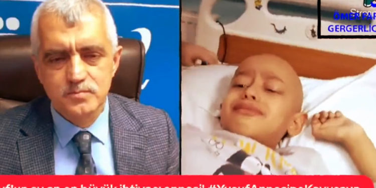 Infaz erteleme talebi reddedildi:Kanser hastası 6 yaşındaki Yusuf Kerim, Gergerlioğlu’ndan tutuklu annesini istedi