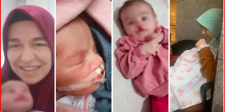Üç ay önce doğum yapan ev hanımı Emine Coşkun, engelli bebeğiyle tutuklandı