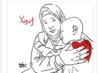 İtalyan ressam annesi cezaevinde olan Yusuf’u çizdi: Bırakın bu çocuğun annesini bırakın