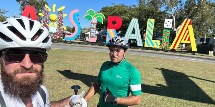 Gönüllü eğitimciler, deprem mağdurları için Brisbane’de pedal çevirdi