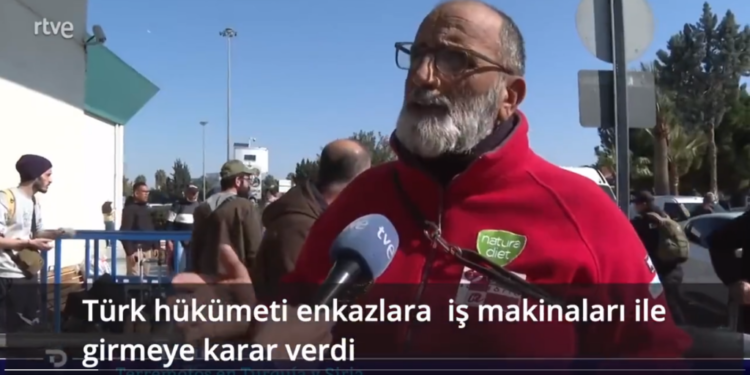 Hatay’da enkaza iş makineleriyle girilmesi üzerine İspanyol ekip ülkeyi terk etti